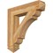 Ekena Millwork Olympic Arts & Crafts Rough Sawn Bracket, Western Red Cedar, 6"W x 32"D x 32"H BKT06X32X32OLY03RWR - alternate 1